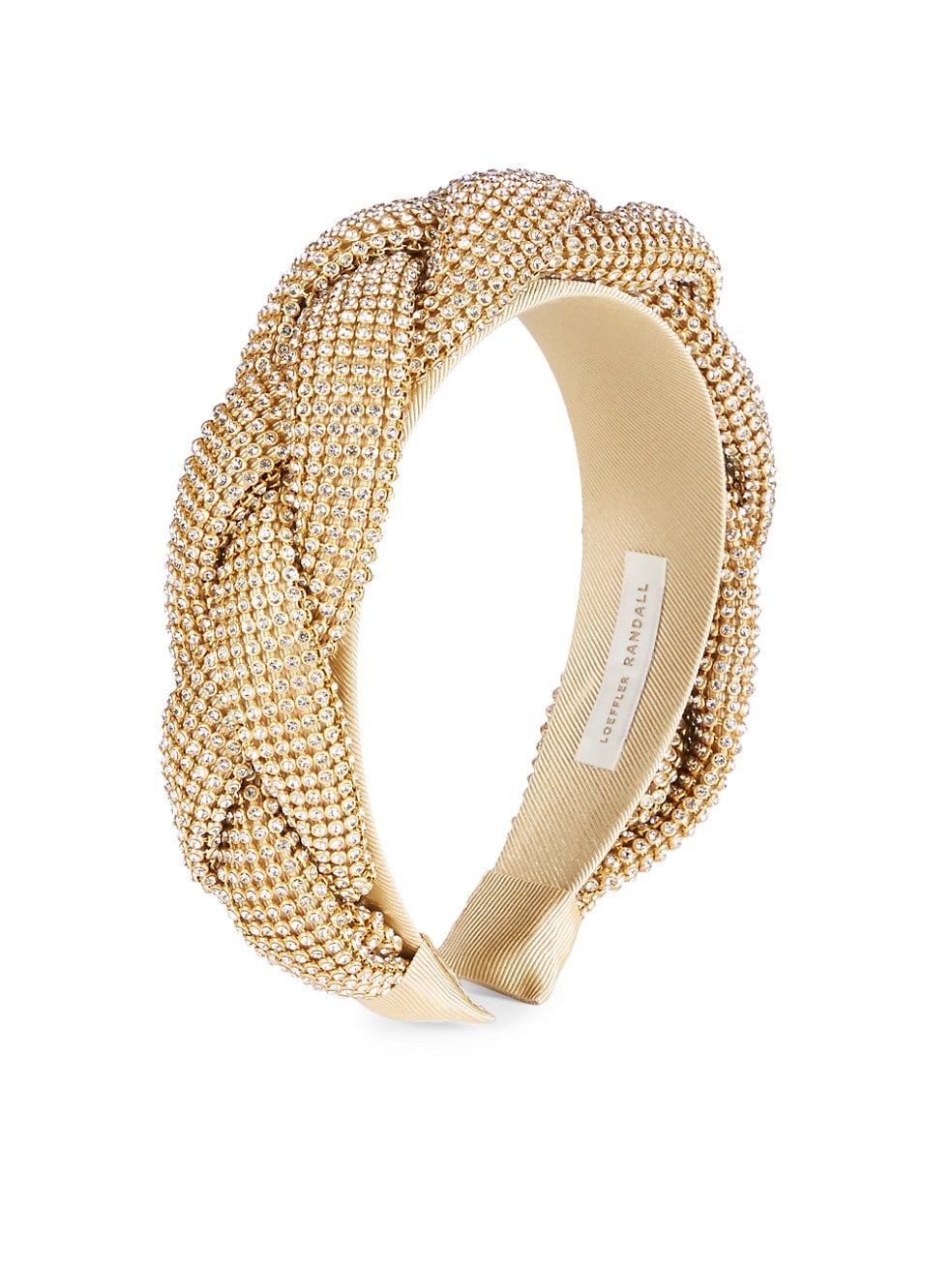 Crystal-Embellished Braided Headband | Saks Fifth Avenue