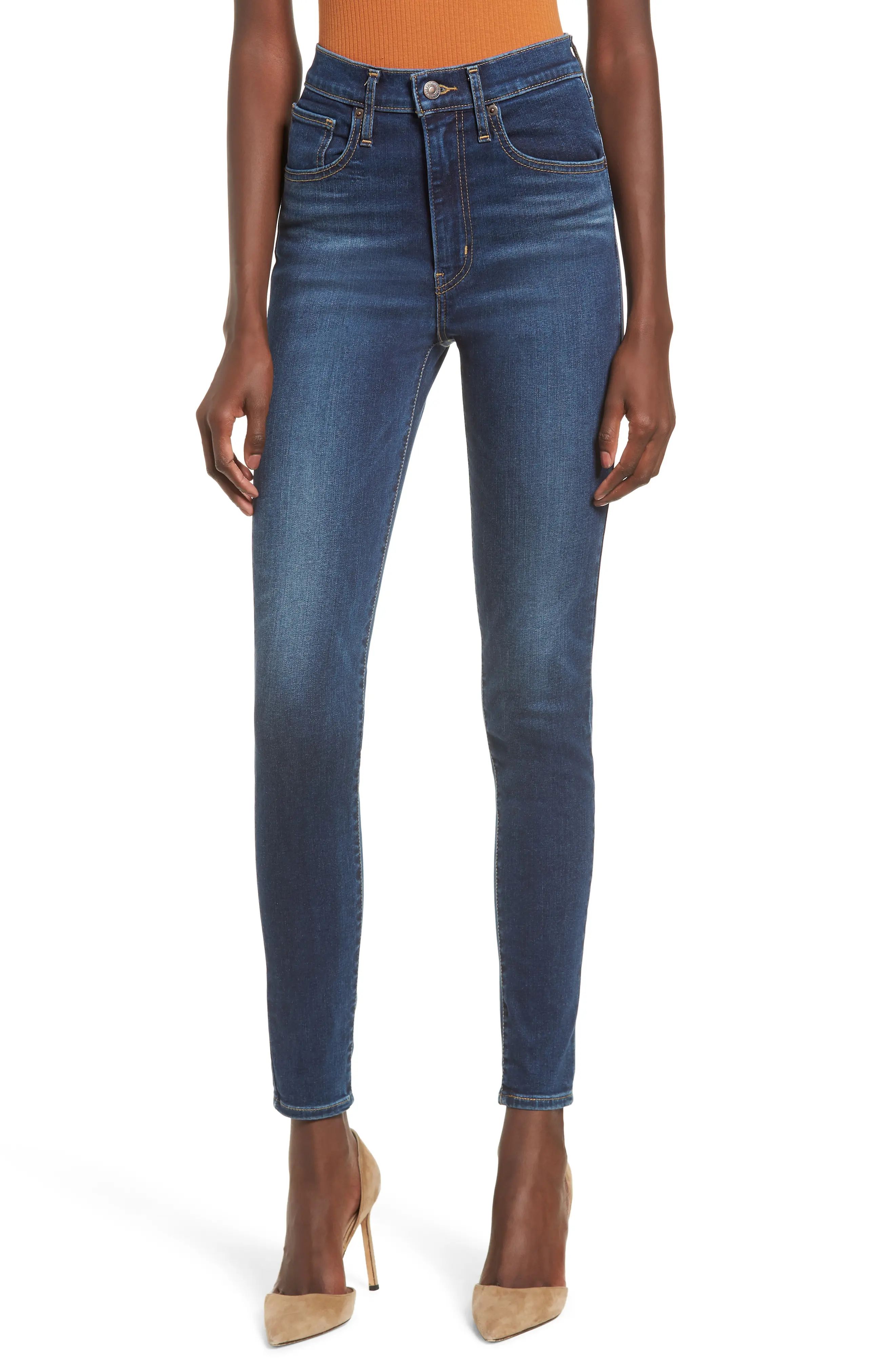 Women's Levi's Mile High Super Skinny Jeans, Size 23 x 30 - Blue | Nordstrom