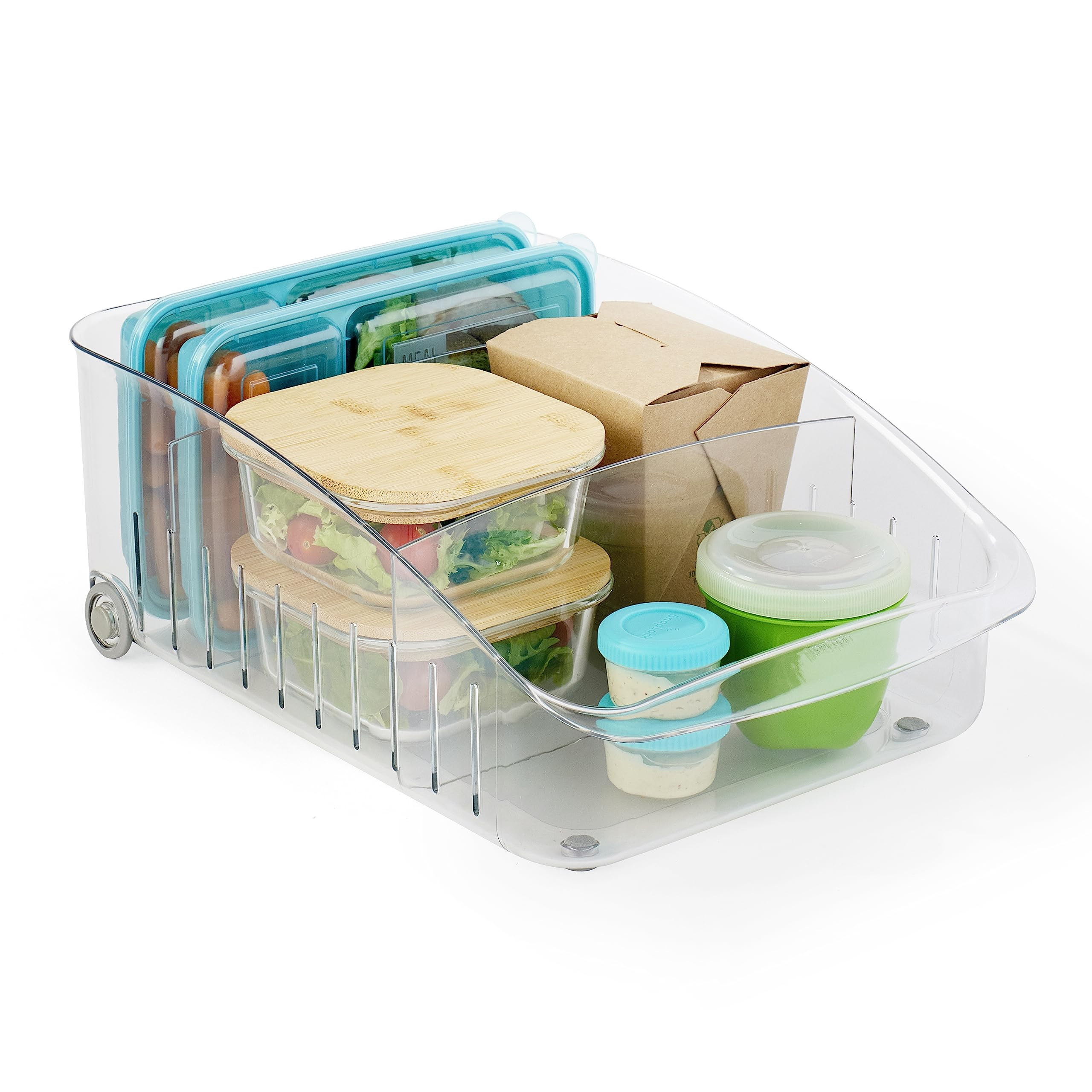 YouCopia RollOut Fridge Drawer 10", BPA-Free Clear Rolling Refrigerator Organizer Bin with Adjust... | Amazon (US)