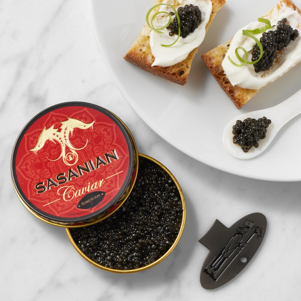 Sasanian Siberian Osetra Caviar Gift Set | Williams-Sonoma