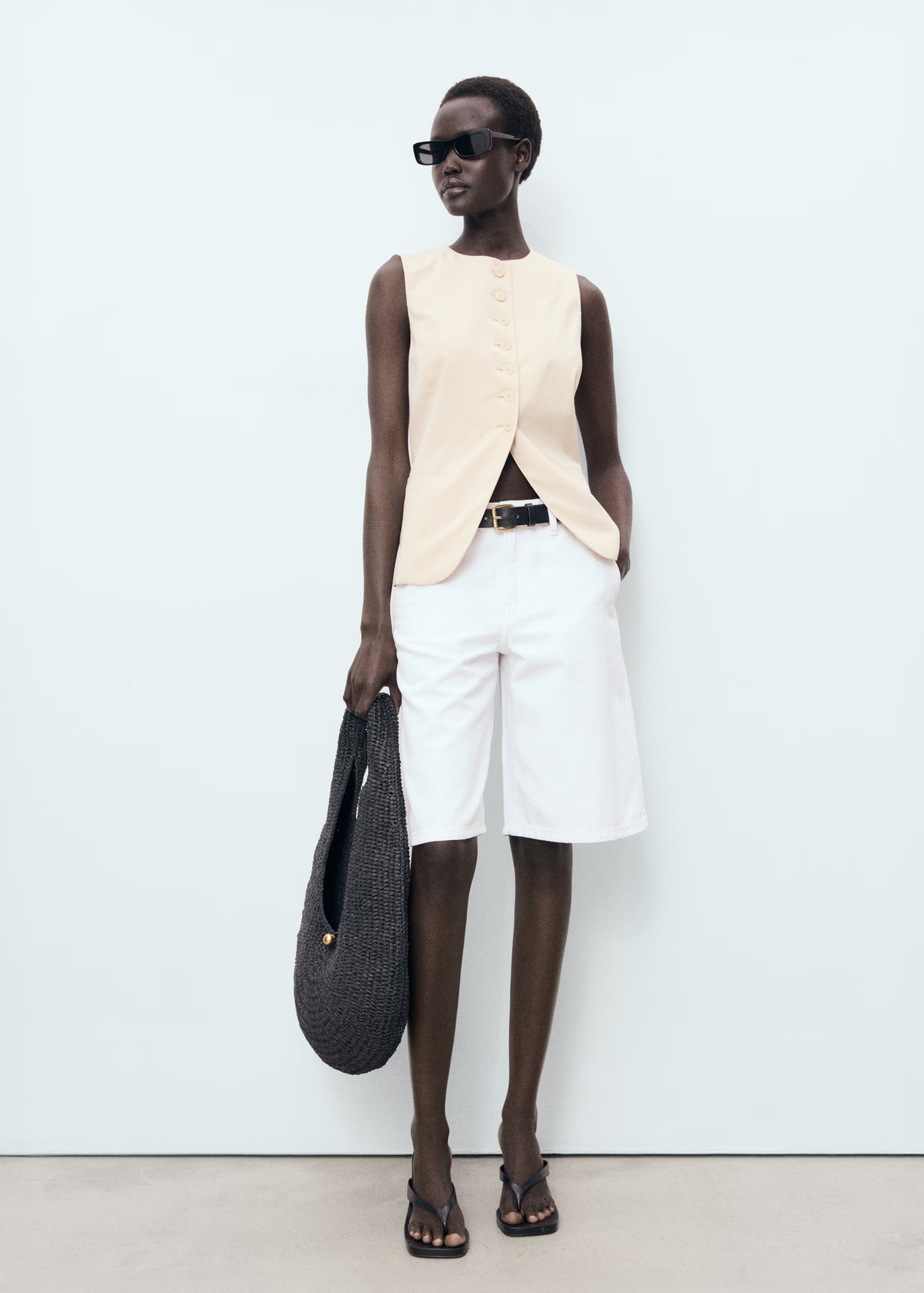 Suit waistcoat with buttons - Women | MANGO United Kingdom | MANGO (UK)