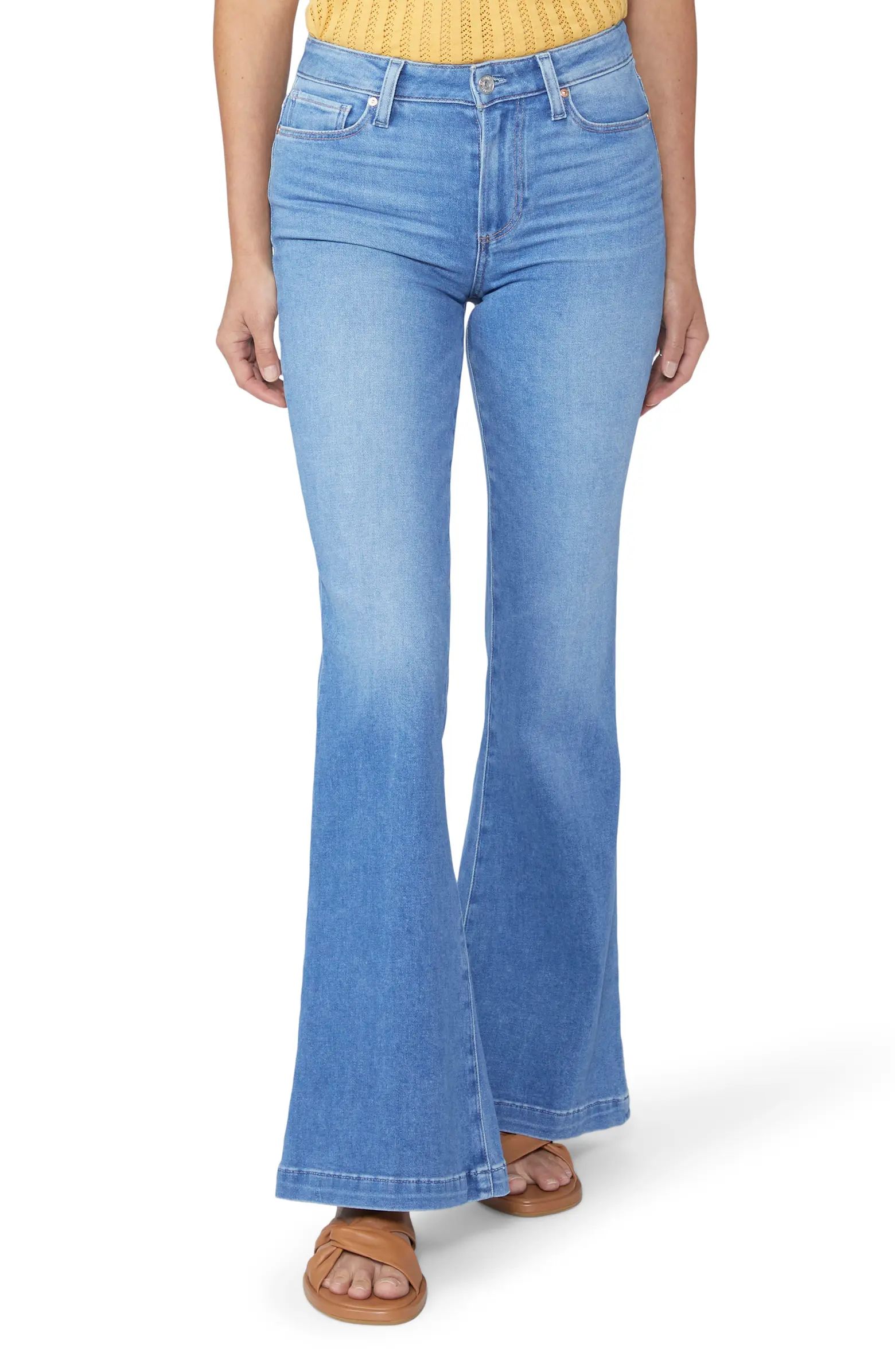 PAIGE Genevieve High Waist Flare Jeans | Nordstrom | Nordstrom