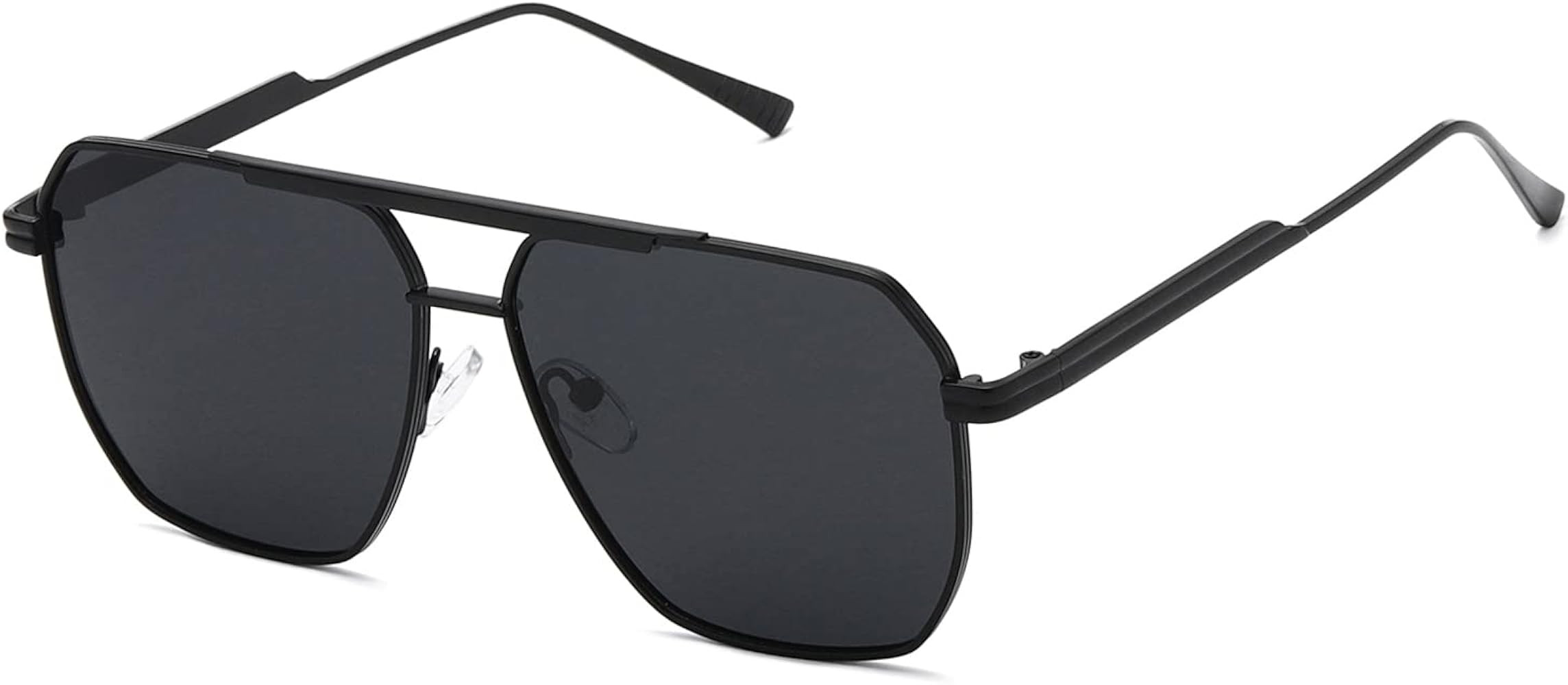 kimorn Polarized Sunglasses Womens Men Retro Oversized Square Vintage Shades Classic Large Metal ... | Amazon (US)
