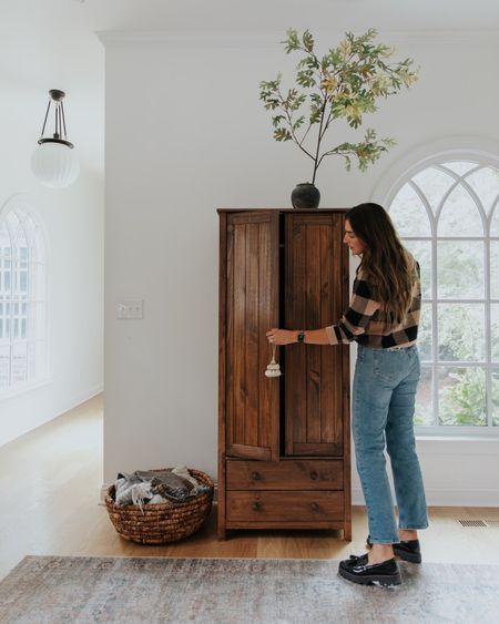 Remember our little project-staining this armoire? We had so much fun DIYing this beautiful piece. 🤩

#LTKU #LTKstyletip #LTKhome