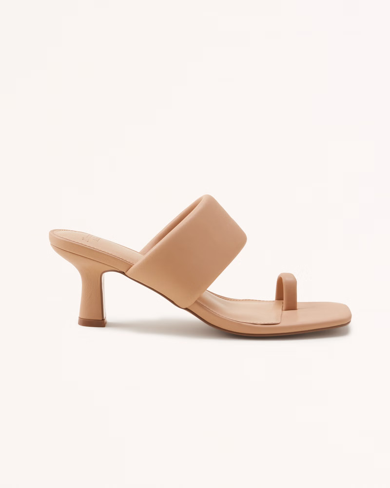 Women's Toe Strap Mule Heels | Women's Shoes | Abercrombie.com | Abercrombie & Fitch (US)