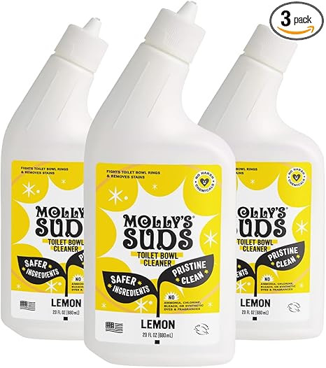 Molly's Suds Toilet Bowl Cleaner (Non-Bleach) | 98% Plant-Based Gel Formula Freshens, Removes Sta... | Amazon (US)