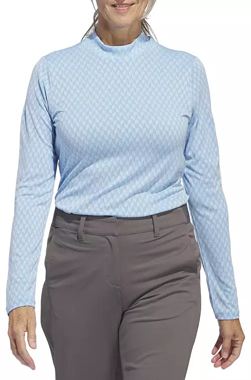 adidas Women's Ultimate365 Tour HEAT.RDY Mock Neck Golf Polo Shirt | Dick's Sporting Goods