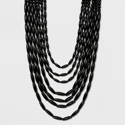 SUGARFIX by BaubleBar Monochrome Beaded Statement Necklace | Target