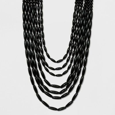 SUGARFIX by BaubleBar Monochrome Beaded Statement Necklace | Target