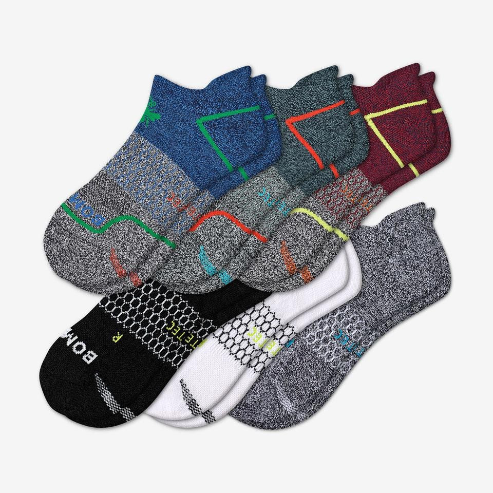 Men's All-Purpose Performance Ankle Sock 6-Pack | Bombas