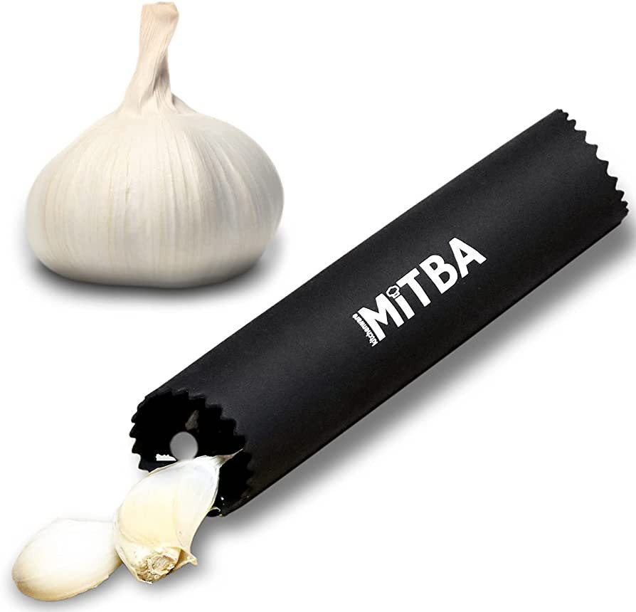 Garlic Peeler by MiTBA It's Easy and Quick to Peel Garlic cloves Silicone Tube Roller Peeling Wit... | Amazon (US)