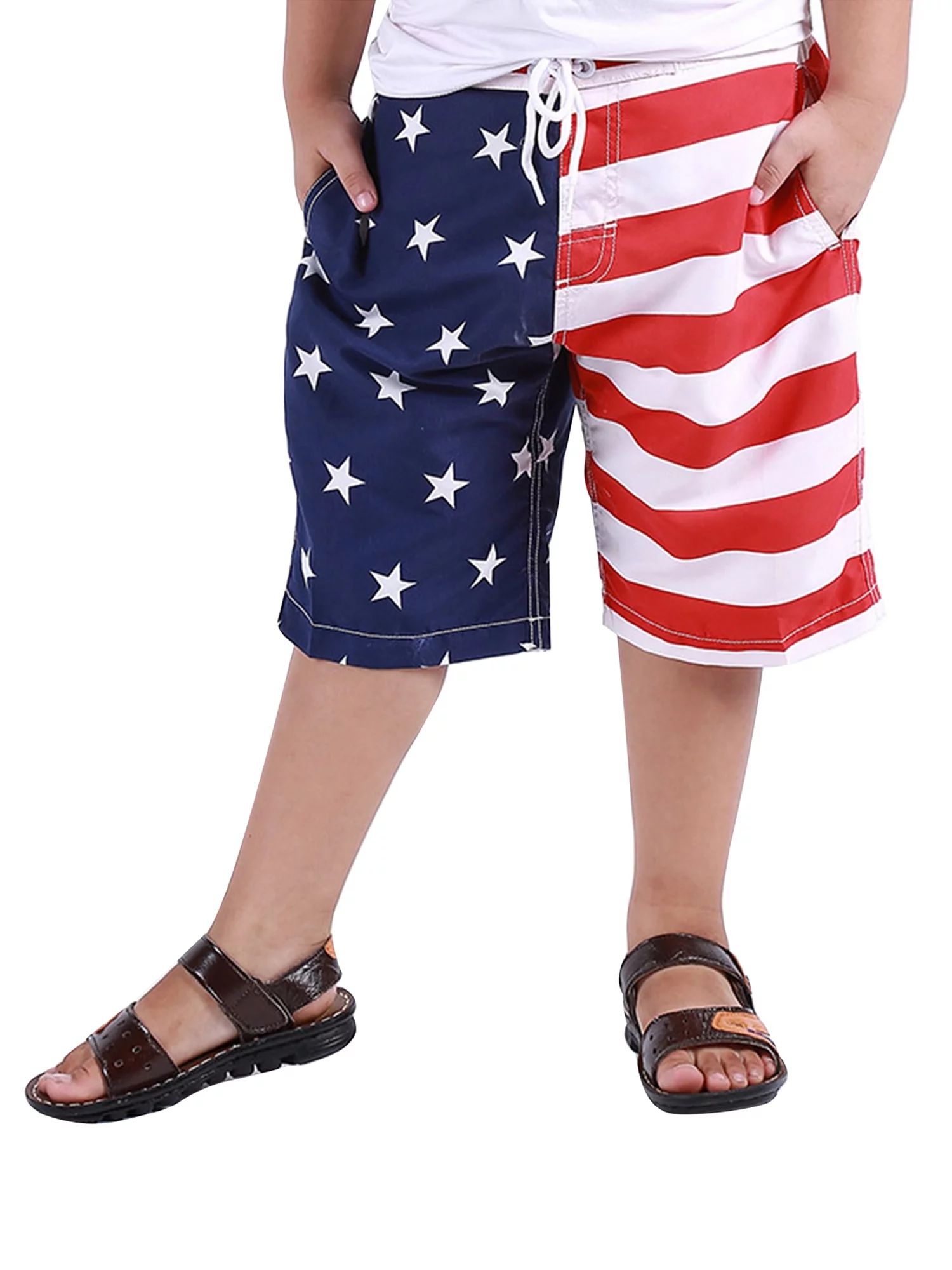 Ma&Baby Kids Toddler Boy American Flag Swim Trunks 4th of July Beach Shorts Pants - Walmart.com | Walmart (US)