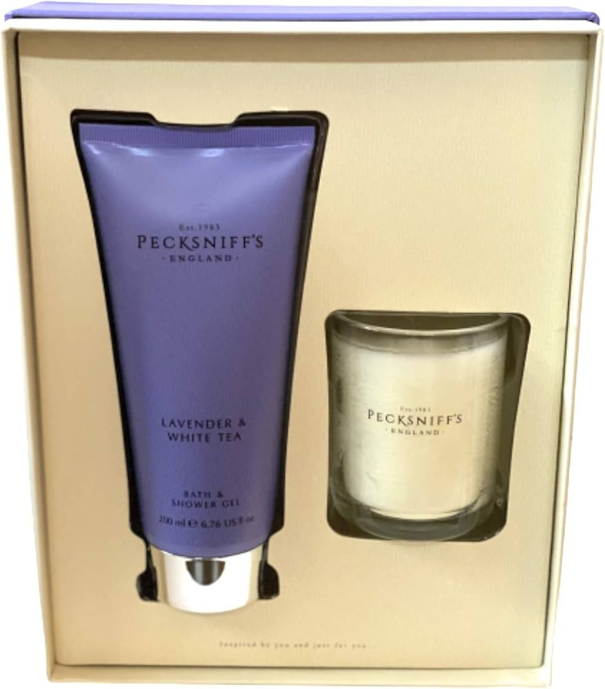 Pecksniffs Lavender and White Tea 2pc Candle Set | Amazon (US)