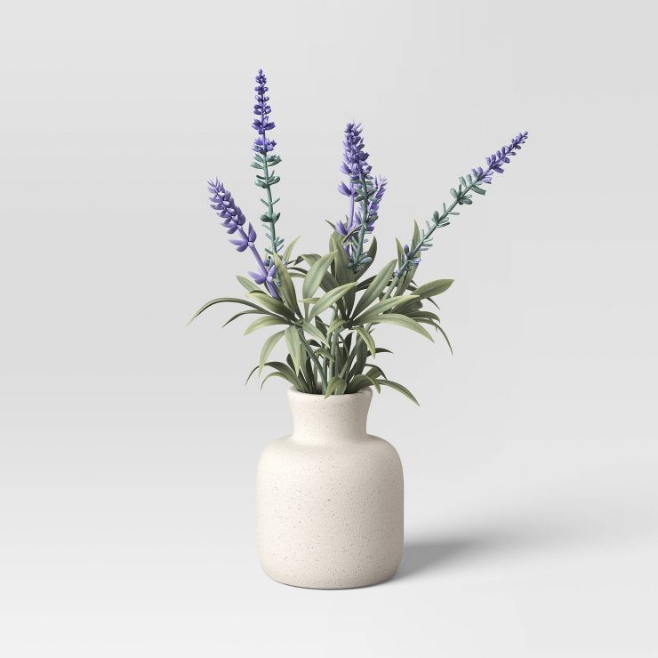 Lavender Artificial Plant Arrangement in Pot - Threshold&#8482; | Target