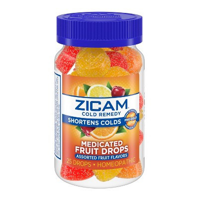 Zicam Cold Remedy Medicated Drops - Fruit - 25ct | Target
