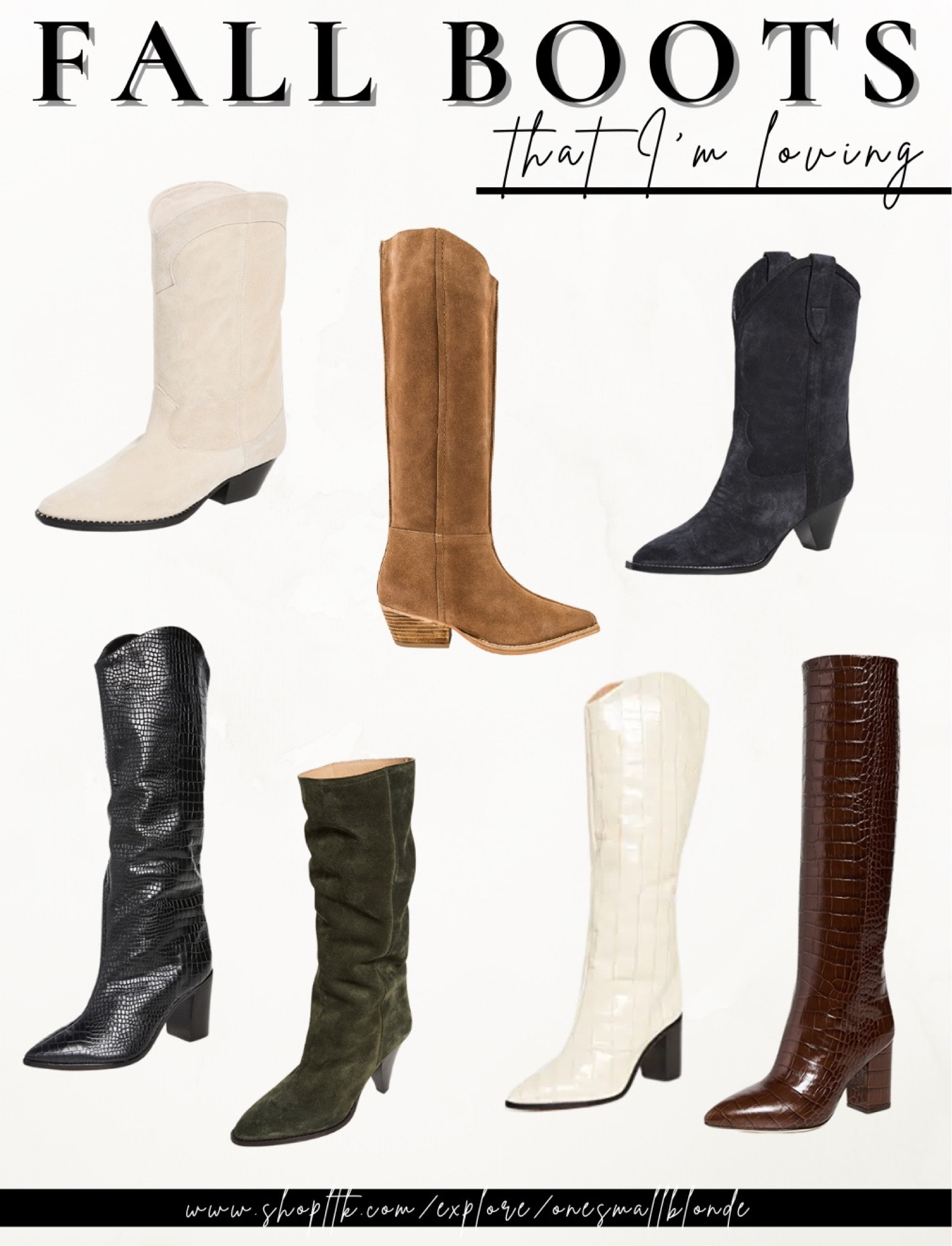 Fall boots 

#LTKstyletip #LTKshoecrush #LTKSeasonal