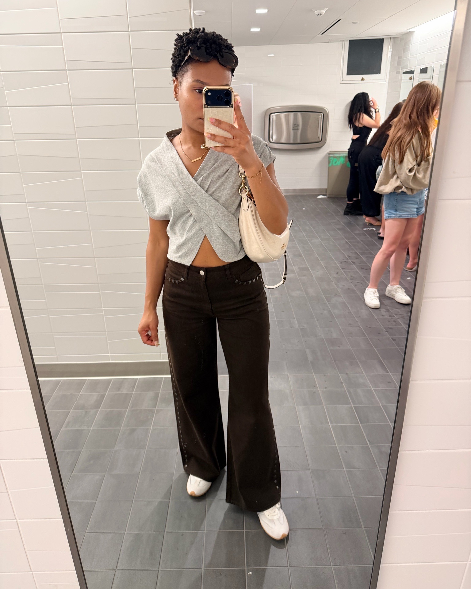 I found these brown jeans at Mango! I love the studded detail and can’t wait to style them for fall!

#LTKdayinmylife #LTKgrwm #LTKootd