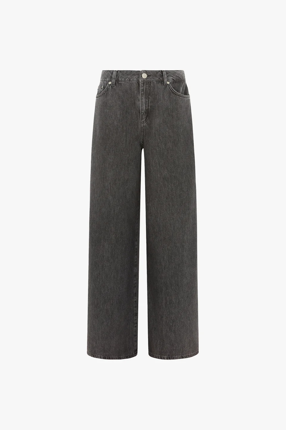 Jacinda | Wide Leg Jeans in Washed Black | ALIGNE | ALIGNE UK & EU