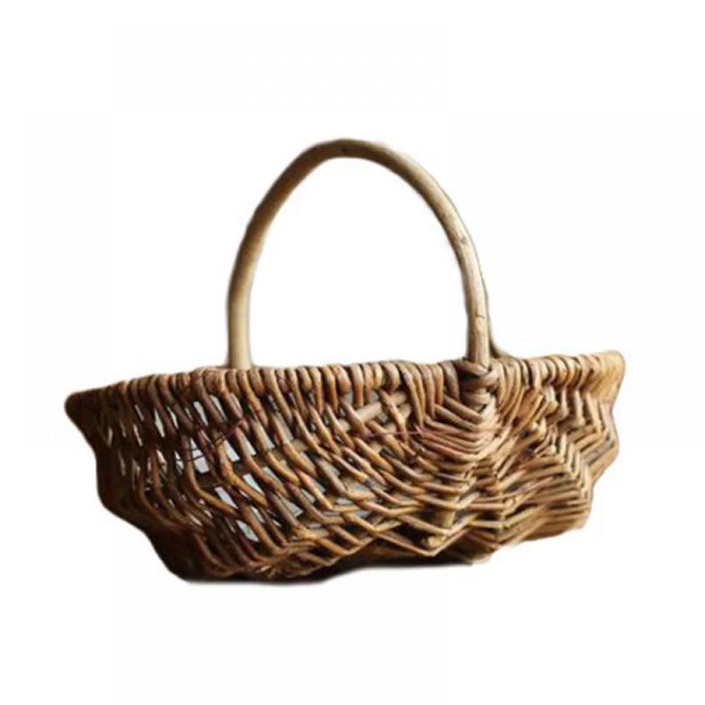 TINKER Woven Flower Basket, Weaving Basket, for Wedding Flower Storage Basket, Kitchen Food Bread... | Walmart (US)