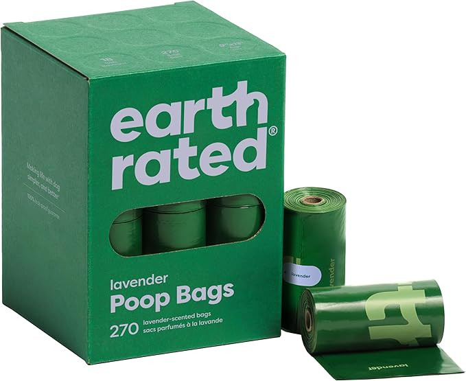 Earth Rated Poop Bags for Dogs, Guaranteed Leak Proof and Extra Thick Waste Bag Refill Rolls, Lav... | Amazon (US)