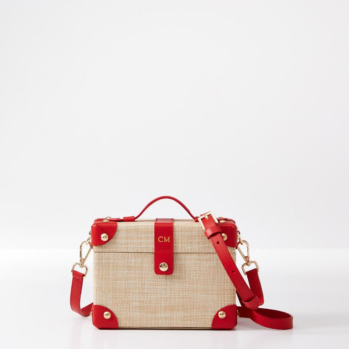Montauk Raffia Crossbody Bag | Mark and Graham