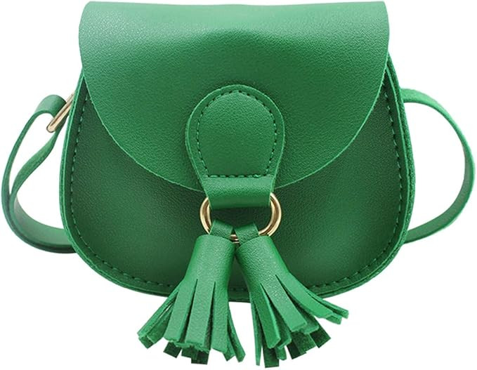 JUMISEE Kids Girls Toddler Mini Shoulder Purse Crossbody Bag with Tassel | Amazon (US)