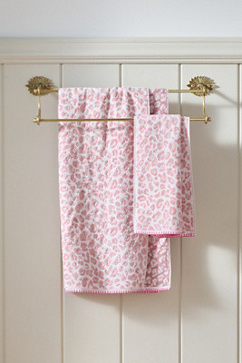 Lola 100% Cotton Leopard Bath Towel Collection | Anthropologie (US)