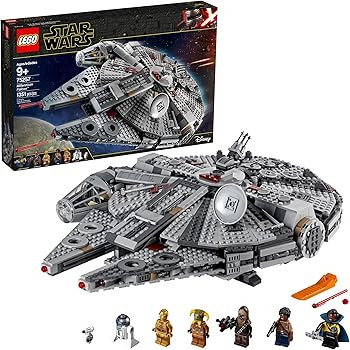 LEGO Star Wars Millennium Falcon 75257 Building Set - Starship Model with Finn, Chewbacca, Lando ... | Amazon (US)