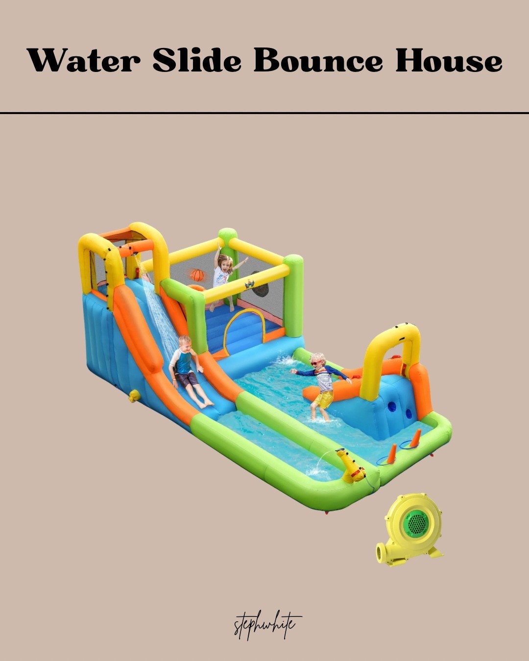 Water Slide Bounce House
Flash Sale!

#LTKSeasonal #LTKFamily #LTKKids