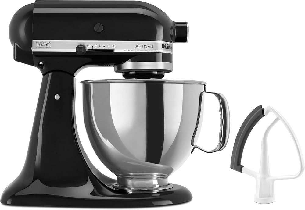 KitchenAid KSM150FEOB Value Bundle Artisan 5 Quart Stand Mixer, Onyx Black | Amazon (US)