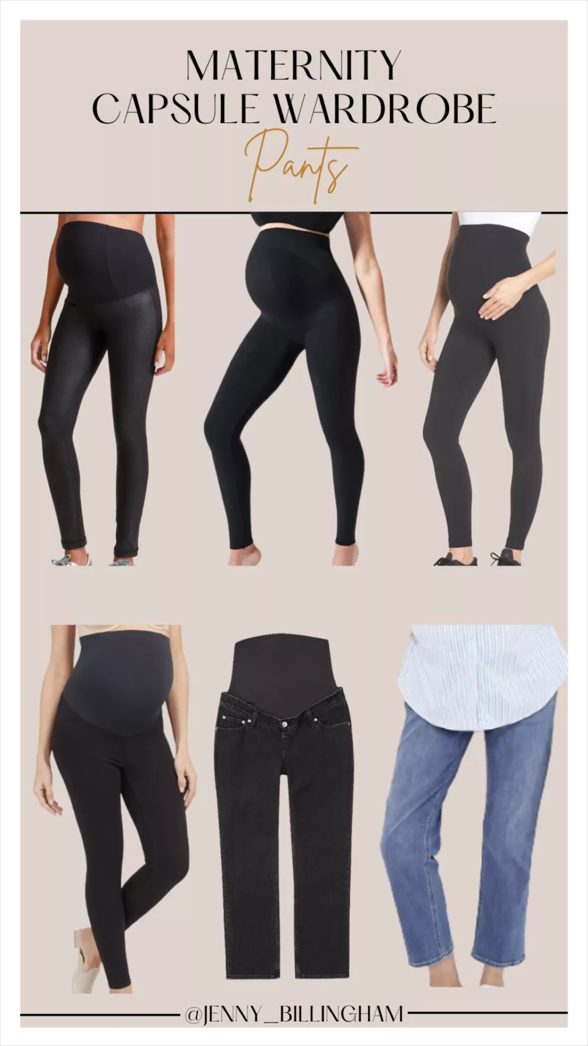 Mama Ankle Jean-ish® Leggings curated on LTK