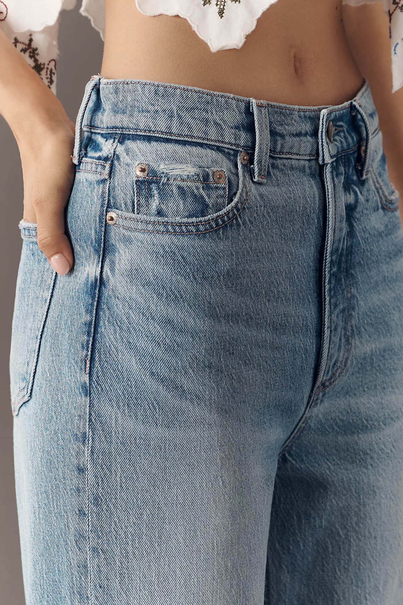 Pistola Lana High-Rise Wide-Leg Jeans | Anthropologie (US)