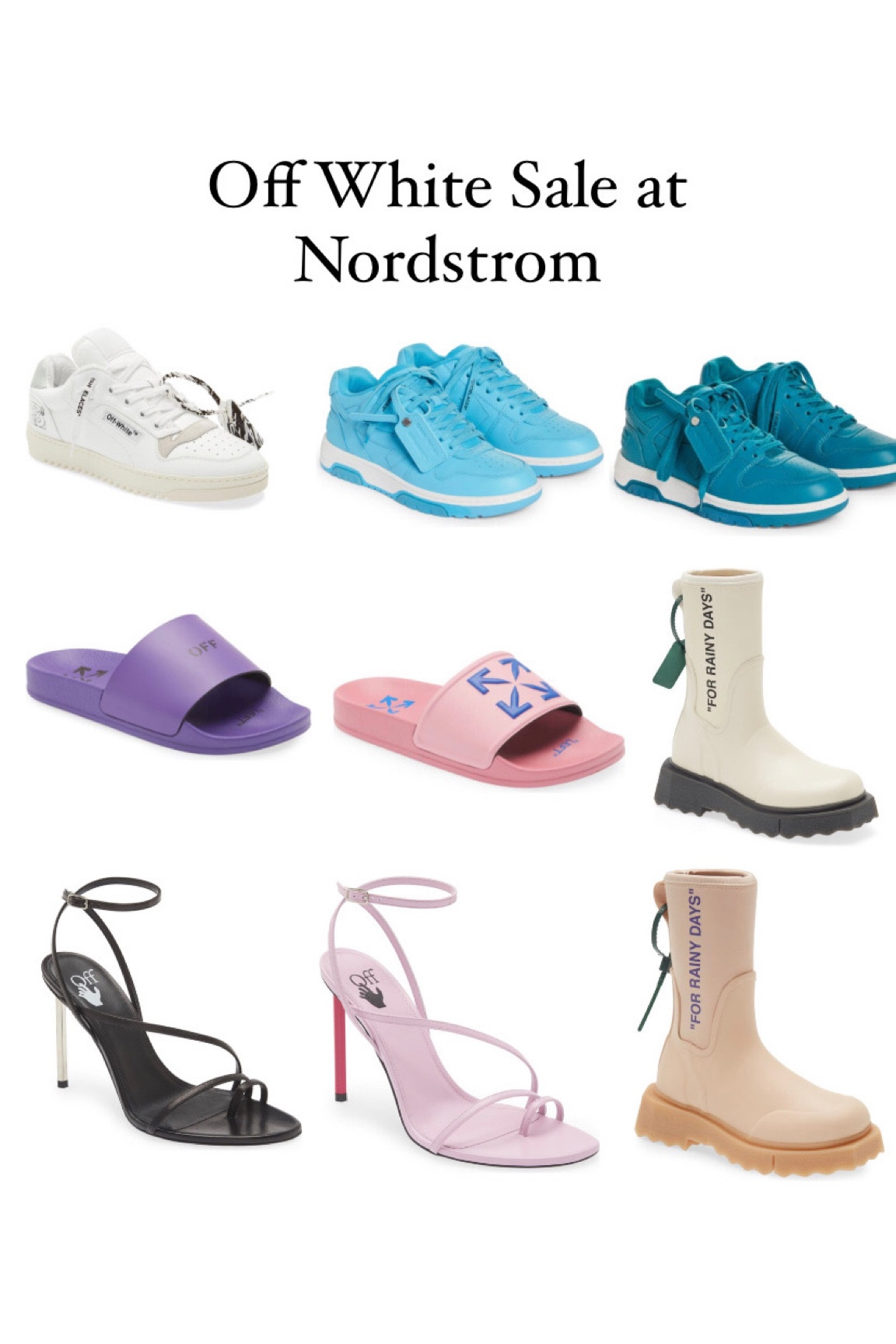 Off White Shoe Sale @ Nordstrom 

#LTKshoecrush #LTKFind #LTKSale