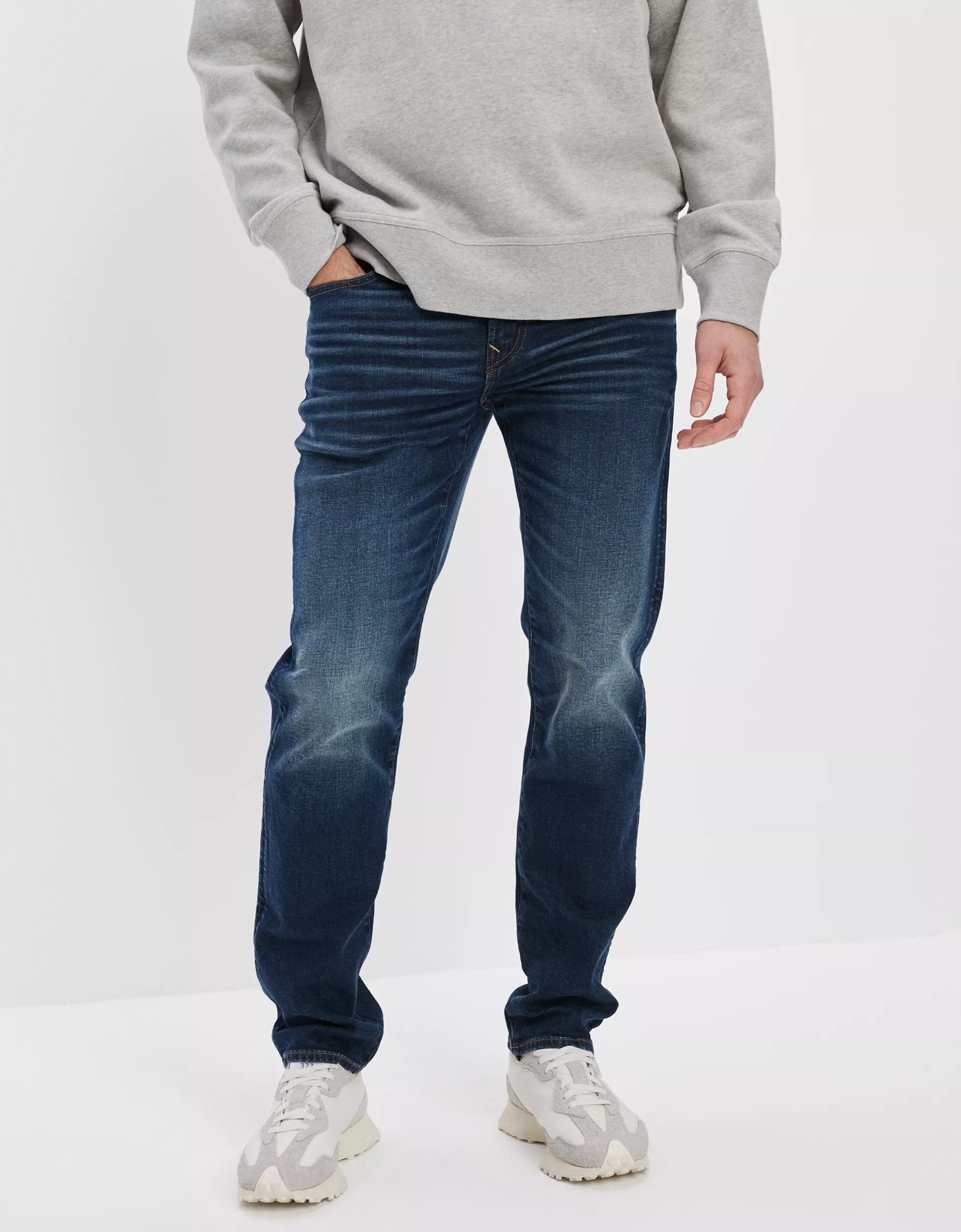 AE AirFlex+ Original Straight Jean | American Eagle Outfitters (US & CA)