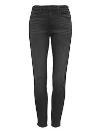 Skinny Black Jean with Velvet Side-Stripe | Banana Republic US