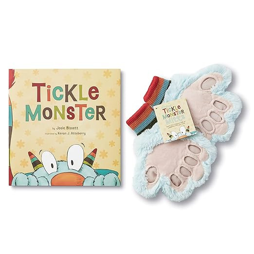Tickle Monster Laughter Kit — Includes the Tickle Monster book and fluffy mitts for reading alo... | Amazon (US)
