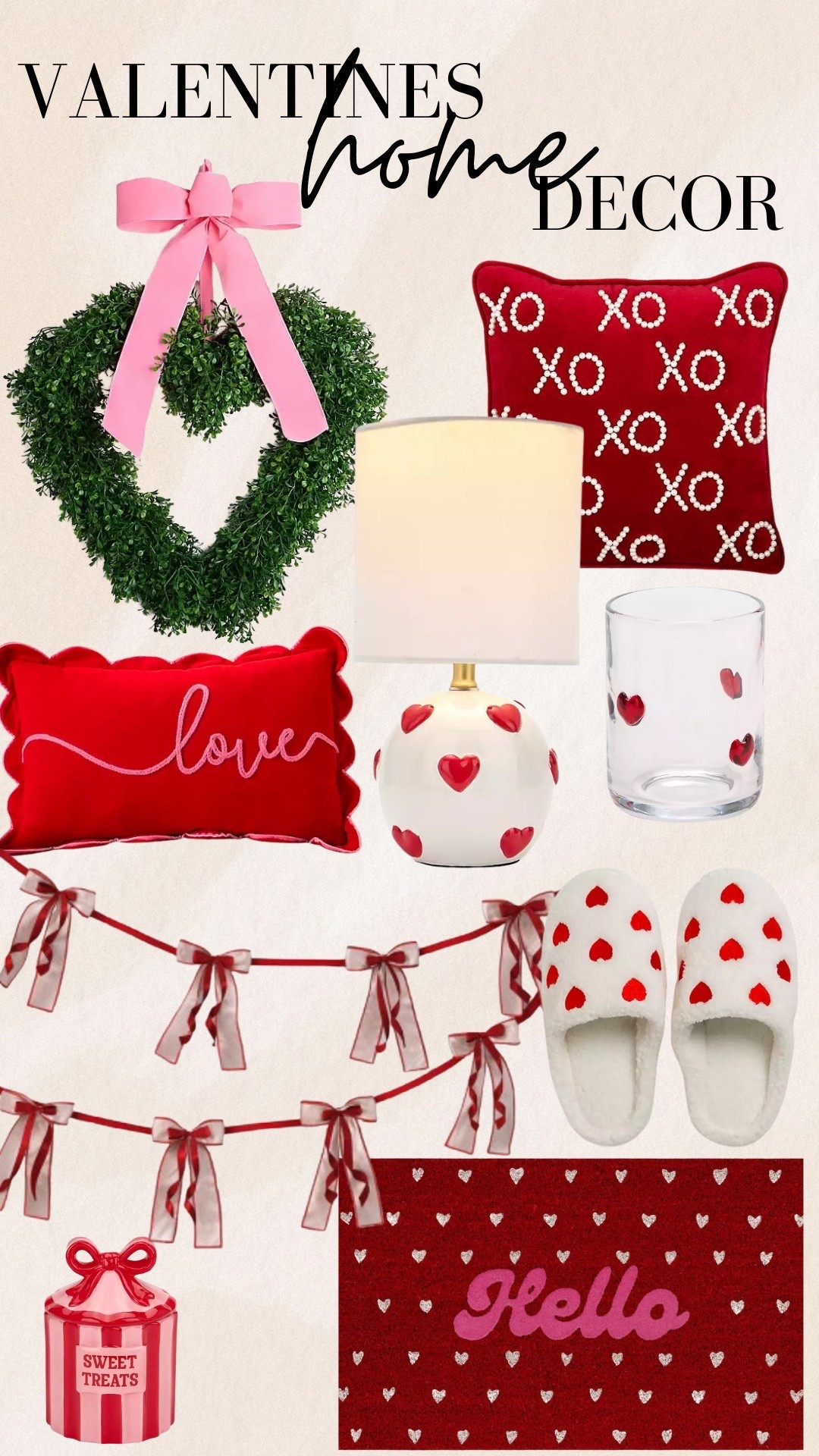 Valentine’s home decor, but make it cozy & cute 

Heart details, bows, and all the little love touches that make home feel extra sweet this season. Perfect for adding a little Valentine magic to your space. 

#ValentinesHomeDecor #ValentinesDecor #CozyHome #HomeDecorInspo #LTKHome #LTKFinds #HeartDecor #SeasonalDecor #LoveAtHome #PinkAndRedDecor #TargetFinds #HomeGoals

#LTKHome #LTKSeasonal #LTKFindsUnder100