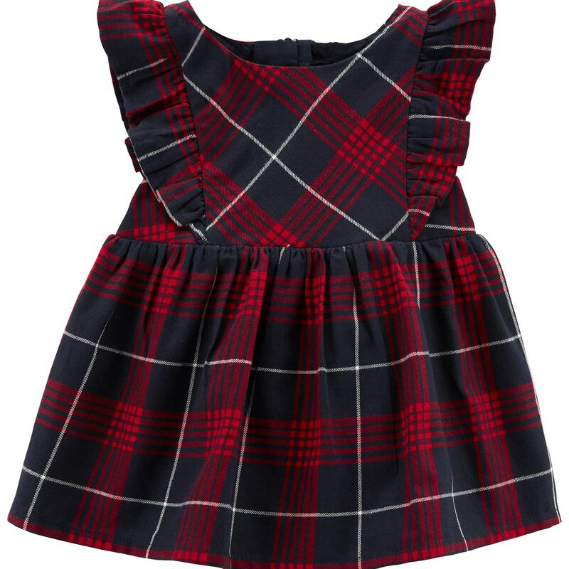 Baby Family Matching: Plaid Pinafore Dress | Carter's