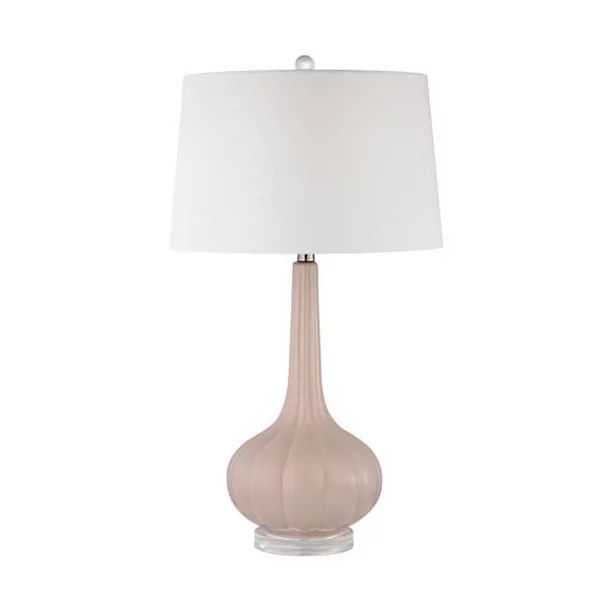 Table Lamps 1 Light With Pastel Pink Ceramic Acrylic Medium Base 30 inch 150 Watts | Walmart (US)