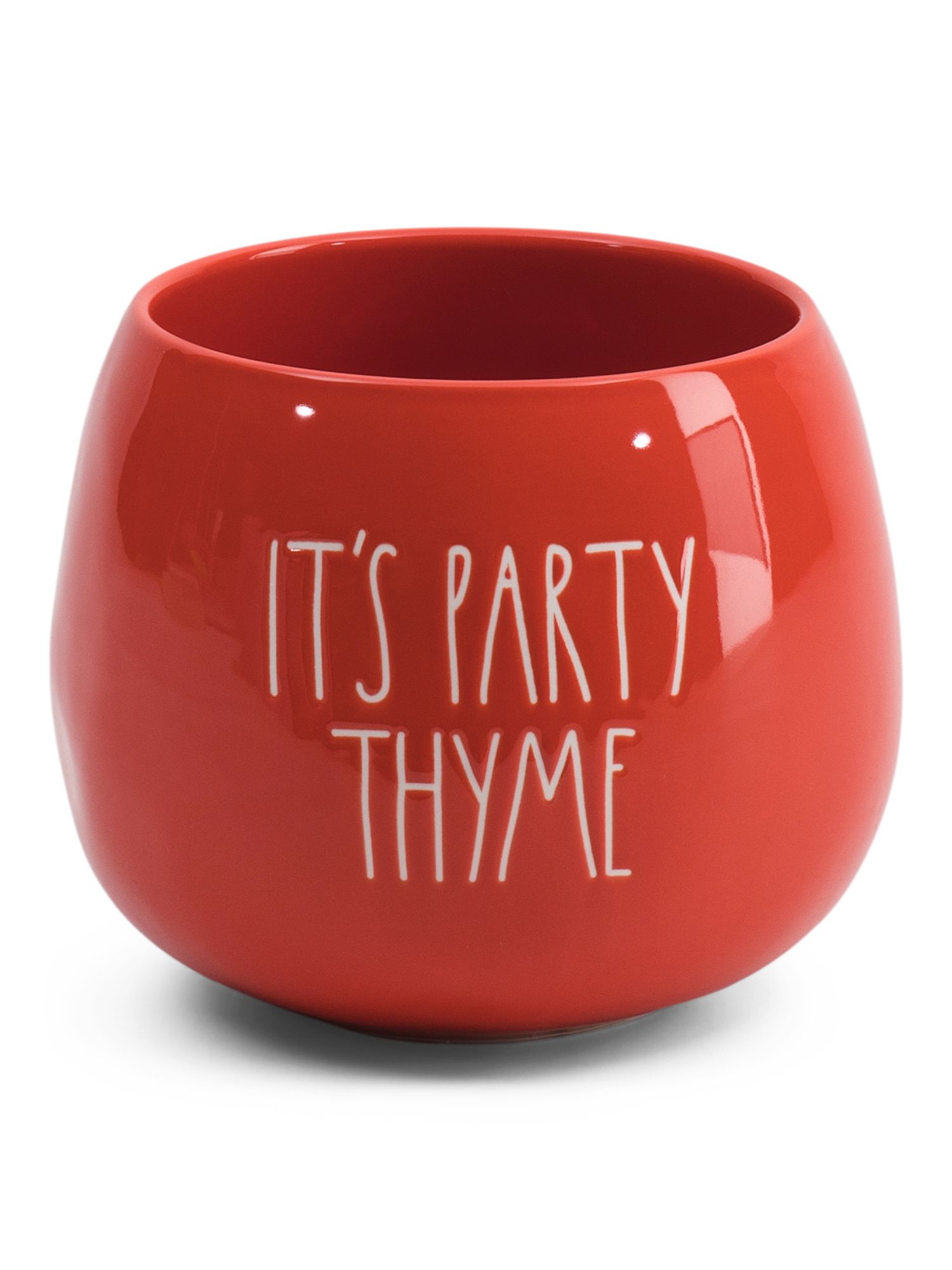 Its Party Thyme Round Planter | TJ Maxx