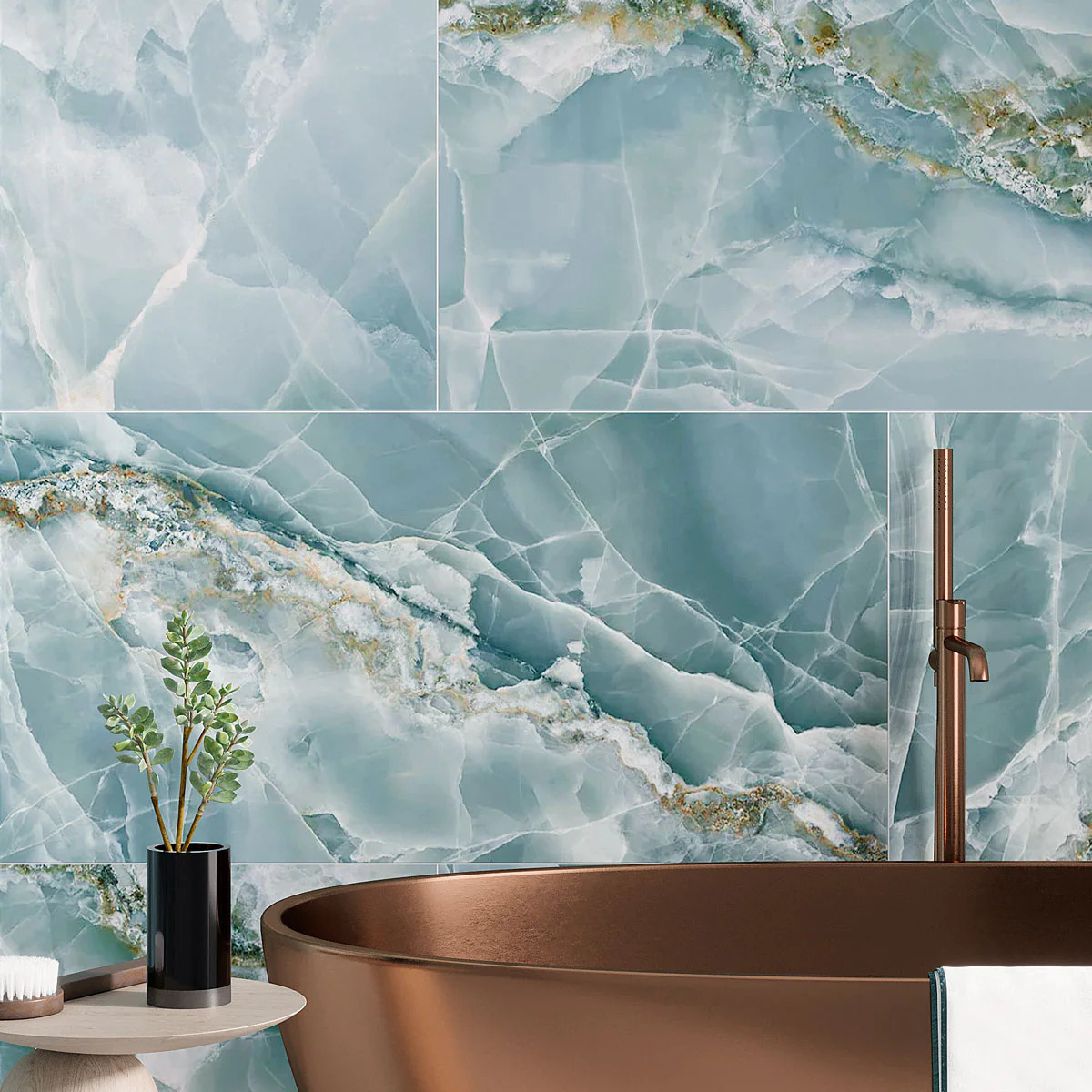 Emporio Green Onyx 24x48 | Tile Club