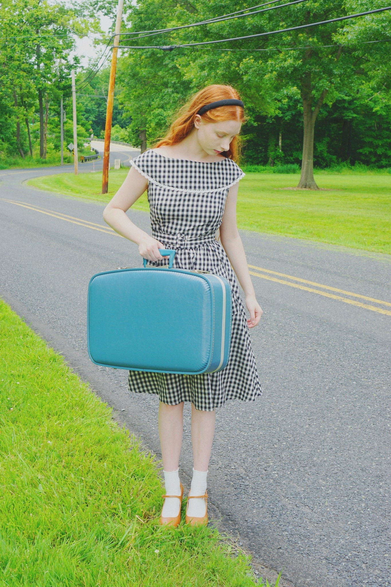 #retro#retrostyle#gingam#dress#vintage#retrofashion