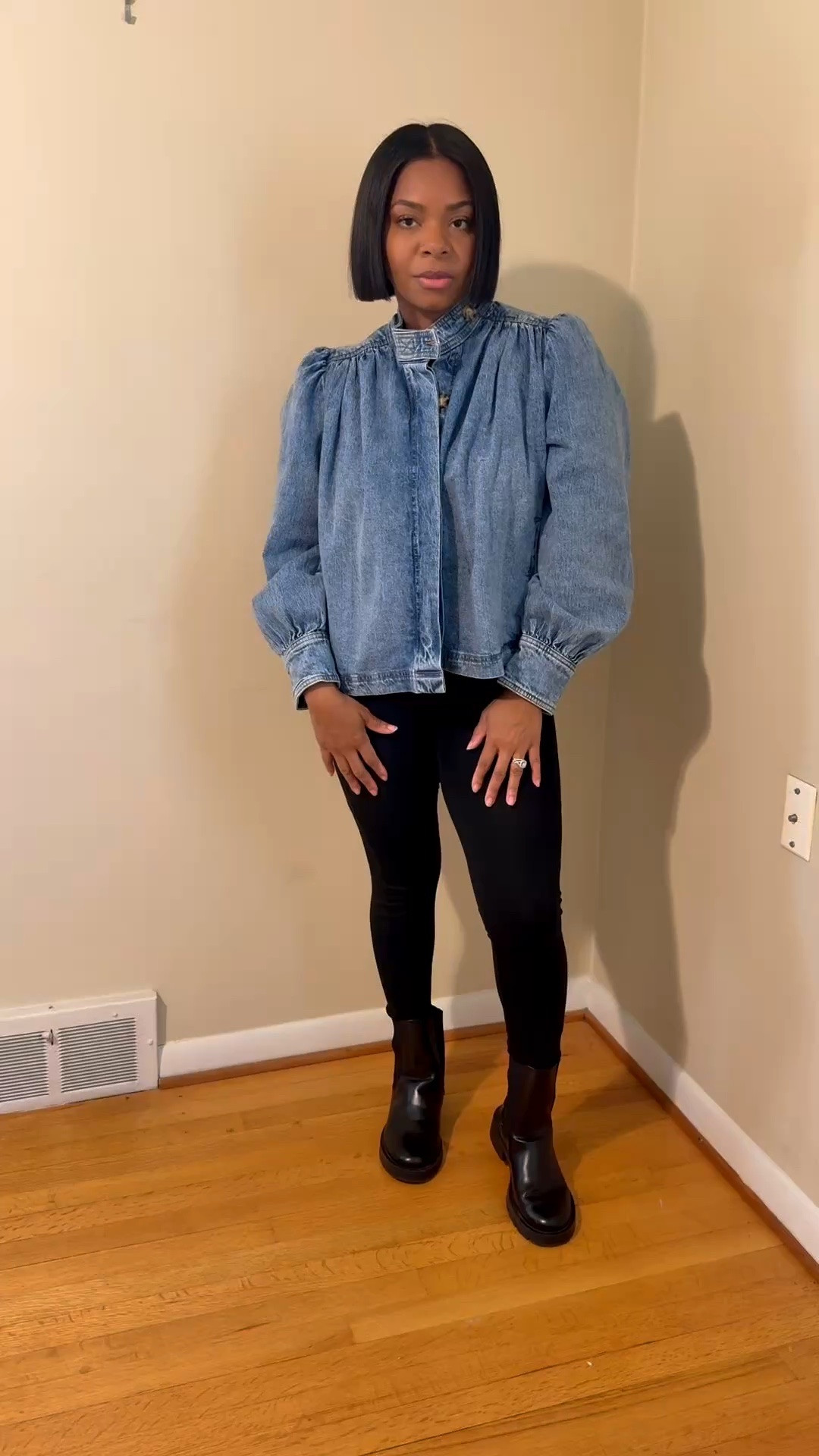 This Walmart light wash jacket is such a versatile piece for everyday styling. Paired with blue jeans, H&M boots, and my Tory Burch bag, it’s the perfect blend of casual and polished. Easy, comfortable, and effortlessly chic!

#LTKStyle #LTKFashion #WalmartFashion #CasualStyle #EverydayOutfit #AffordableFashion

#LTKgrwm #LTKdayinmylife #LTKootd