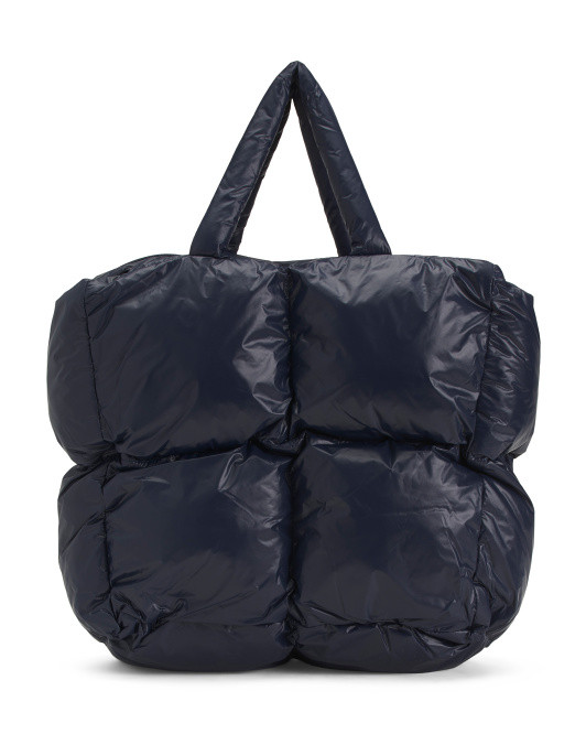 Four Square Puffer Tote | TJ Maxx