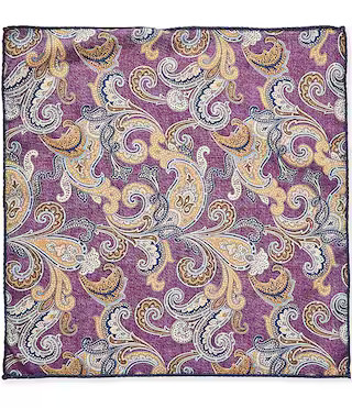 Cremieux Medallion Print 12" Square Silk Pocket | Dillard's | Dillard's