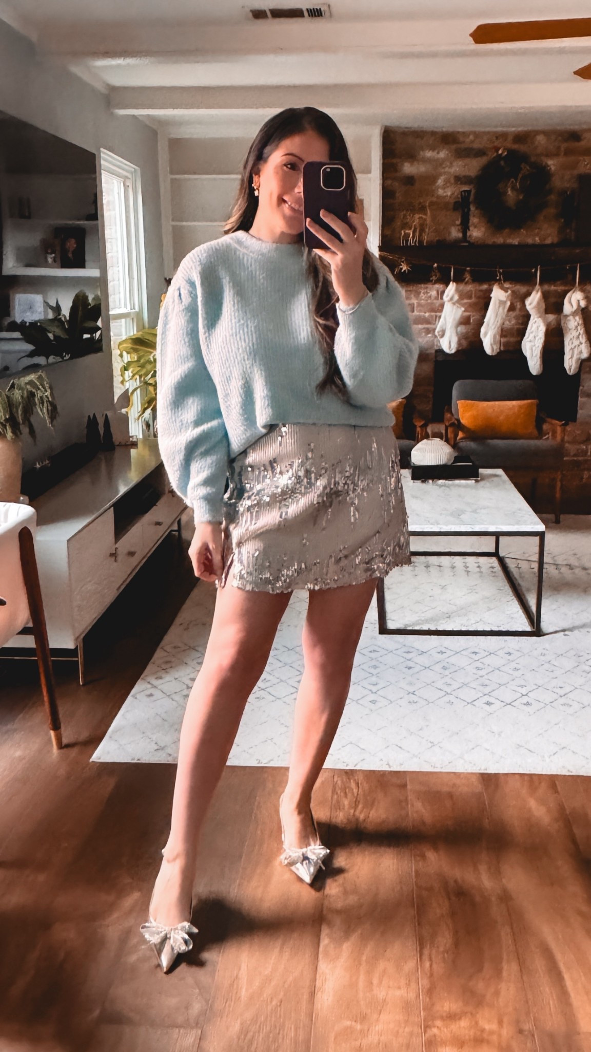 New Years Eve Outfit

This skirt is STUNNING!!! I grabbed a large and am pinning the back to show you so I would definitely recommend getting your true size. A medium would have fit.  

Sweater is size medium and so soft!! Shoes are Target kitten heels from last year but I linked a few options. 

New Year’s outfit, New Year’s, outfit skirt, cute New Year’s, outfit, New Year’s Eve, outfit, ideas, Walmart, outfit, ideas, Walmart, New Year’s Eve outfit 

#LTKFindsUnder50 #LTKOver40 #LTKHoliday