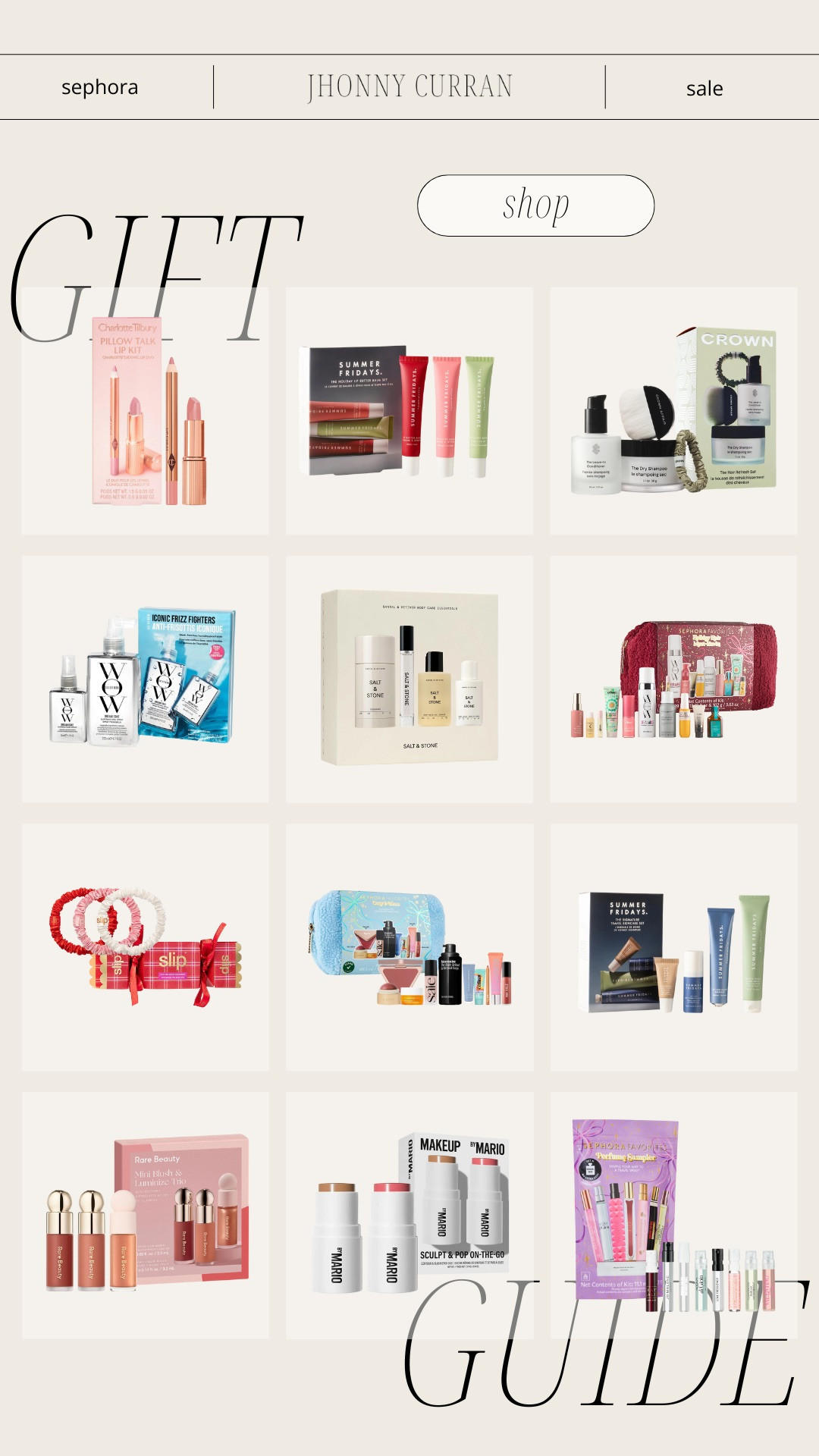 Some of the best holiday gift sets to shop before the Sephora sale ends!  

 #LTKGiftGuide #LTKHoliday #LTKSaleAlert