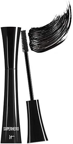 IT Cosmetics Superhero Mascara, Super Black - Elastic Stretch Volumizing & Lengthening Mascara - ... | Amazon (US)