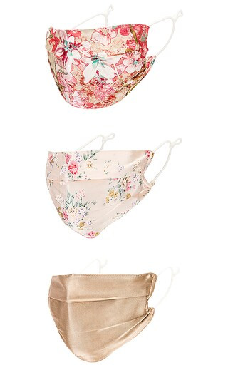 Silky Mask Set in Pink Multi | Revolve Clothing (Global)