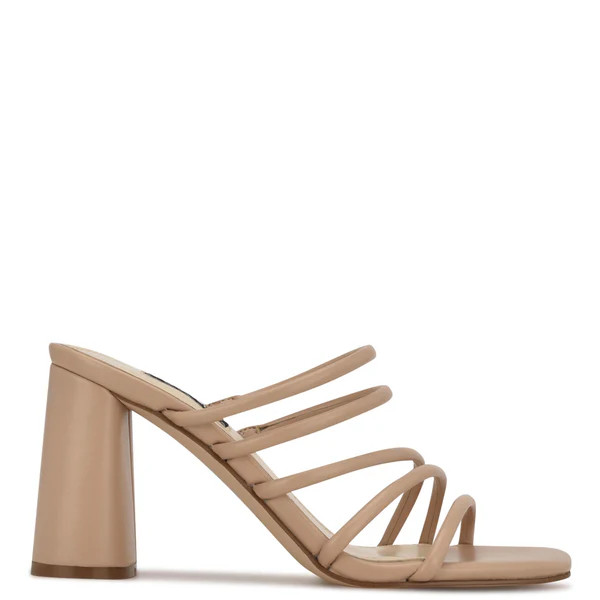 Girlie Block Heel Slide Sandals | Nine West (US)
